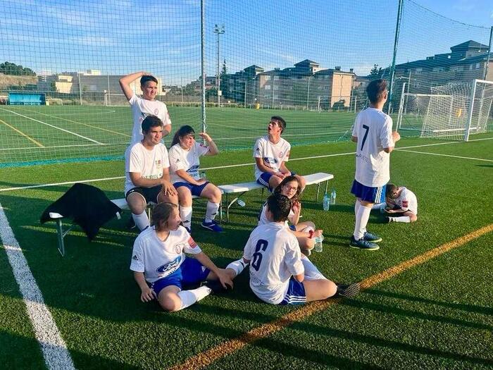 Equipo de fútbol sala de Majadahonda de jóvenes con discapacidad intelectual
