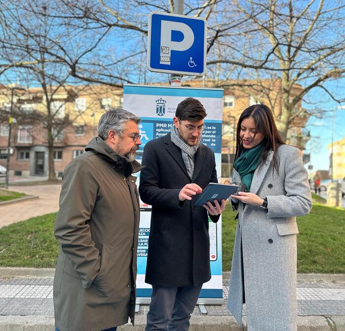 aparcamiento para personas con movilidad reducida Majadahonda