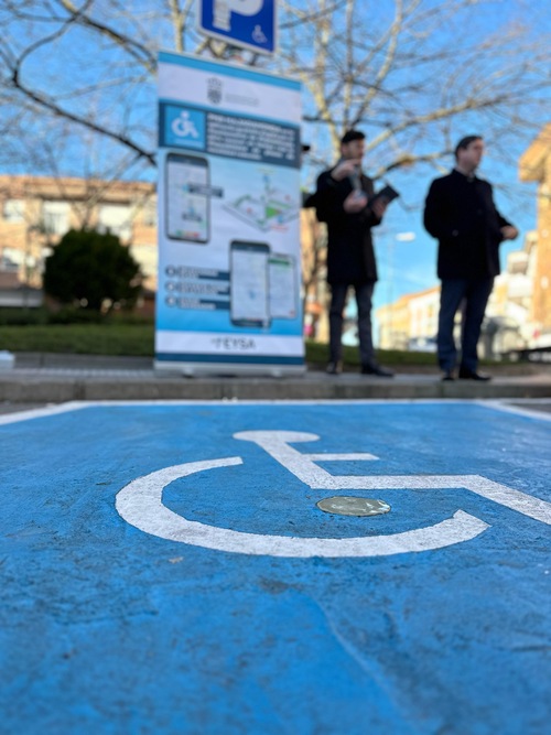 aparcamiento para personas con movilidad reducida Majadahonda